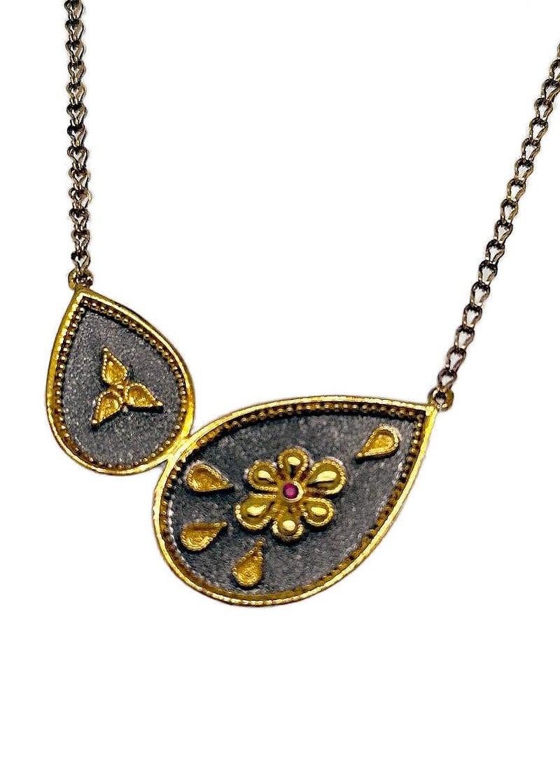 بي تي سي إيلا - قلاده فضة مطليه بالذهب (SIL0545) - Image 2