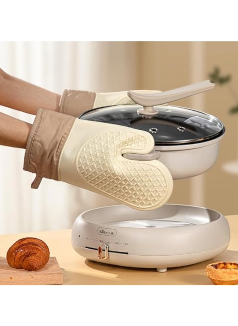 Arabest Five-Finger Oven Mitts, Heat-Resistant Silicone Oven Mitts, Heat-Resistant Oven Mitts up to 300°, Easy-to-Clean and Non-slip Oven Mitts  - Image 2