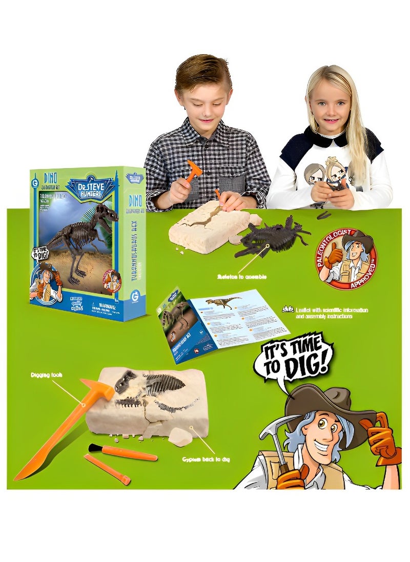 Dr. Steve Hunters - Skeleton Set 3D Fossil (Mammuthus Skeleton Model) High-Quality Educational Realistic and Science Kits Excavation Toys for Kids Museum Quality Replica Fun and Amazing Gift - Image 1