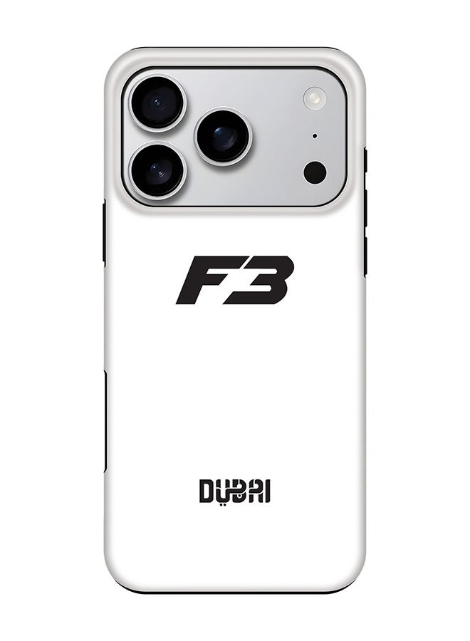 Stylizedd Tough Pro Magnetic Case for iPhone 17 Pro, Dual Layer hybrid PC + TPU Mobile Cover Matte -  Faz3 Dubai White