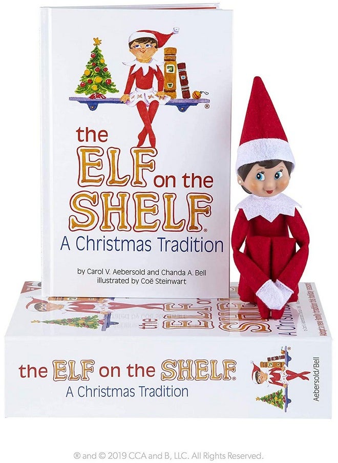 The Elf on the Shelf The Elf on the Shelf: A Christmas Tradition with Blue Eyed North Pole Girl Pixie-elf with Bonus an Elf Story DVD  - Image 3