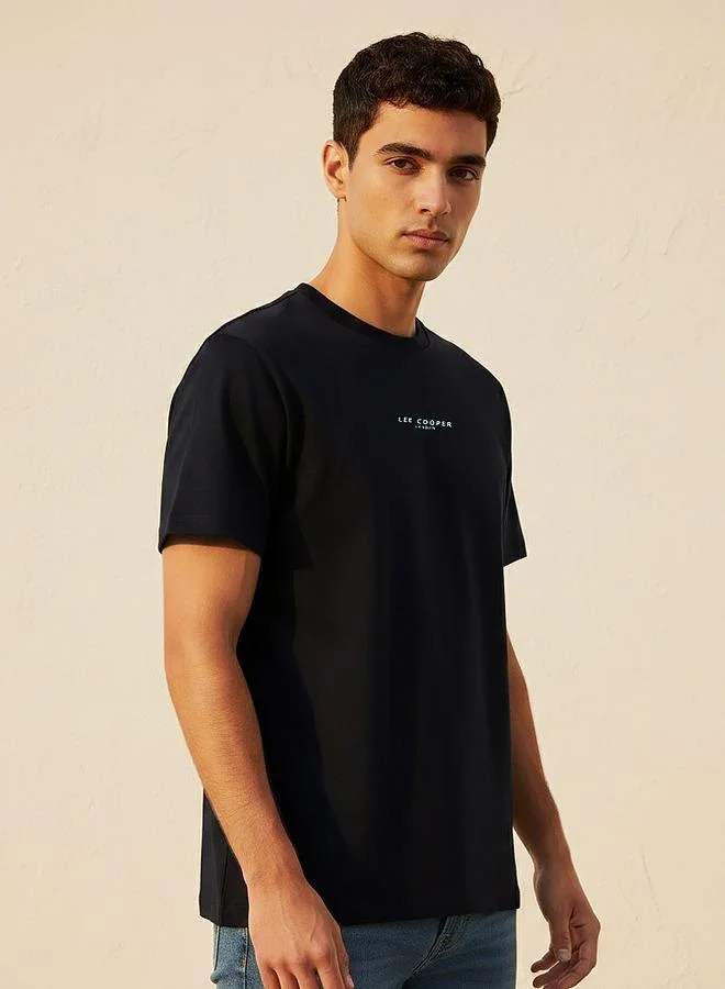 Lee Cooper Lee Cooper Men Regular Fit Crew Neck Short Sleeve Logo Print T-shirt