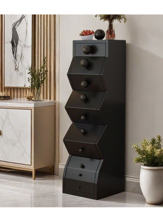 Generic Solid Wood Vintage Style Chest of Drawers, Versatile and Artistic French Living Room Storage  - Image 3