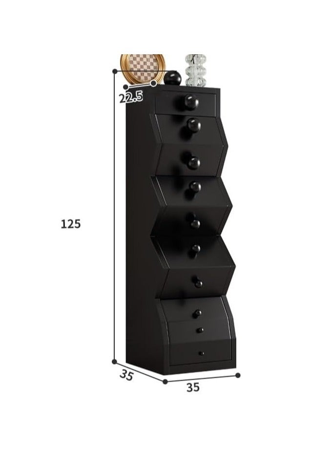 Generic Solid Wood Vintage Style Chest of Drawers, Versatile and Artistic French Living Room Storage  - Image 2