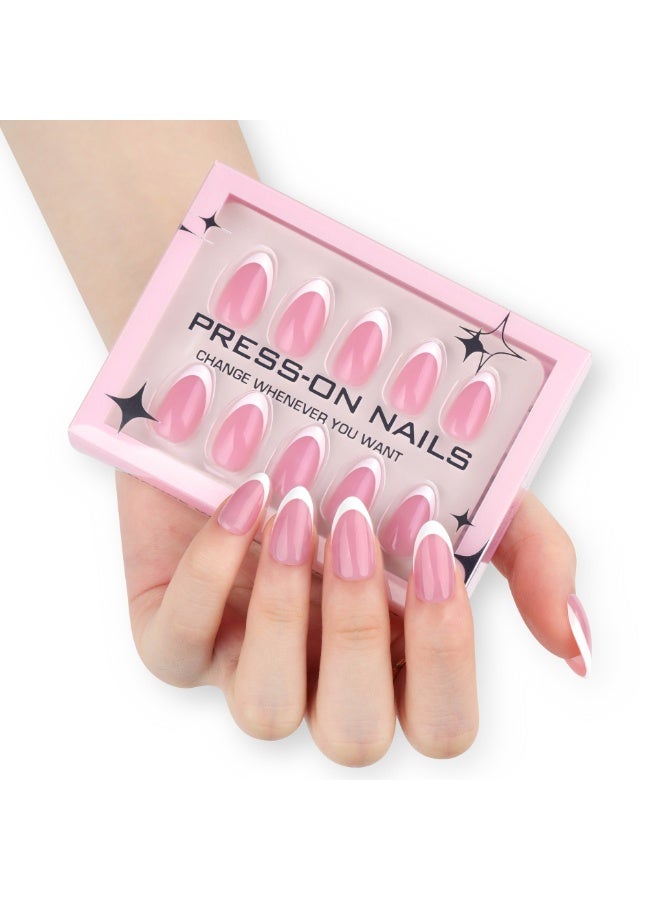 Remy Belle 30 قطعة أظافر لاصقة تشمل الغراء، مبرد أظافر، دافع جلد الأظافر - Image 1