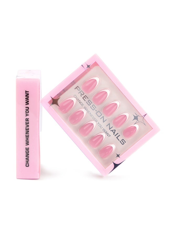 Remy Belle 30 قطعة أظافر لاصقة تشمل الغراء، مبرد أظافر، دافع جلد الأظافر - Image 2