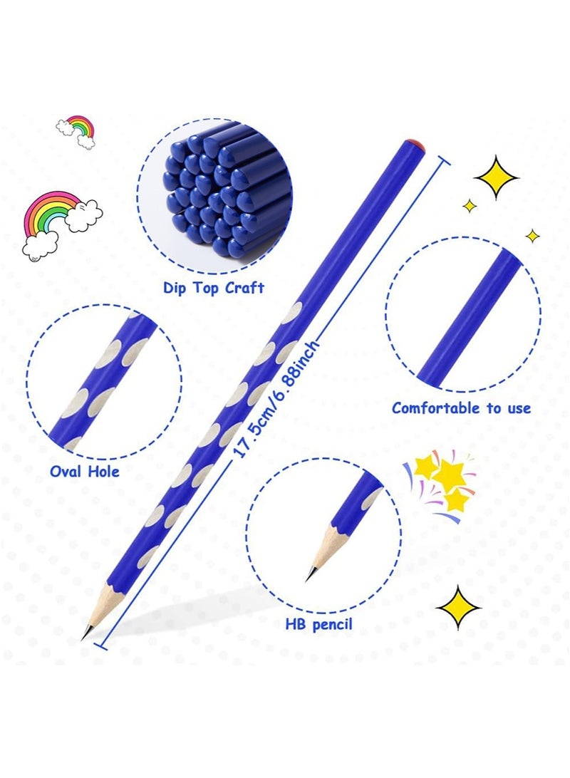 TAPIT 20PCS HB Pencils with 10PCS 2B Erasers Set, Wooden HB Pencil, Children's Grip Posture Correction Hole Pencil, 2B Rubber Eraser, Pencil Eraser Set for School, Home Office, Sketching, Painting and Art - Image 5