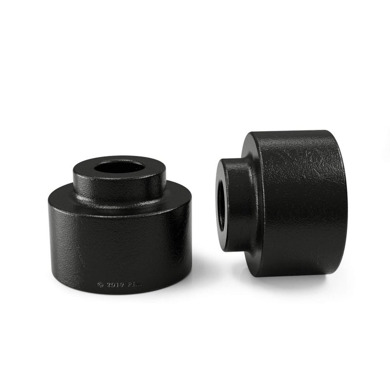 Rear Lower Leveling Kit 2 inch Lift Compatible with Chevy GMC 20072013 Avalanche 20072014 Suburban 20072016 Tahoe 20072014 Yukon Steel Block Black Spacer