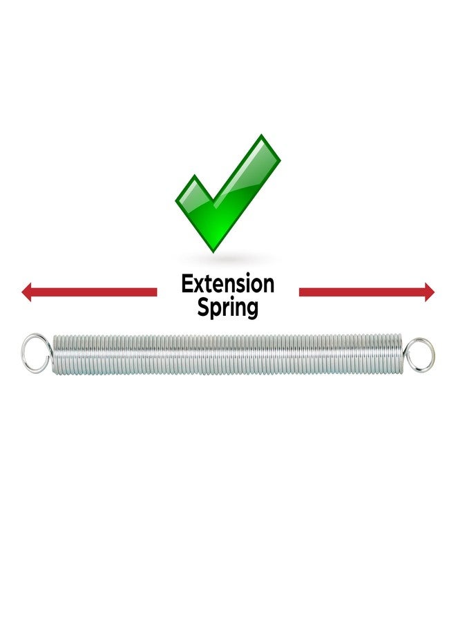 Prime-Line SP 9623 Trampoline Spring, Spring Steel Construction, Bright Nickel Plated Finish, 13/16 In. x 3-1/8 In., Single Open Loop, (2 Pack) - Image 3