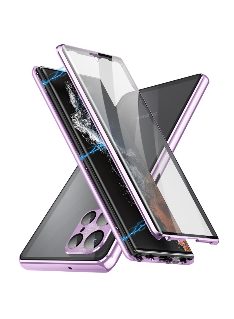 general Samsung Galaxy S24/S 24 PLUS/S 24 Ultra Phone Case with Clear Screen Protector, Aluminum Frame, and Magnetic All-Inclusive Cover for Galaxy S24/S24 PLUS/S24 Ultra - Image 2