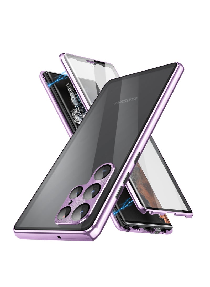 general Samsung Galaxy S24/S 24 PLUS/S 24 Ultra Phone Case with Clear Screen Protector, Aluminum Frame, and Magnetic All-Inclusive Cover for Galaxy S24/S24 PLUS/S24 Ultra - Image 5