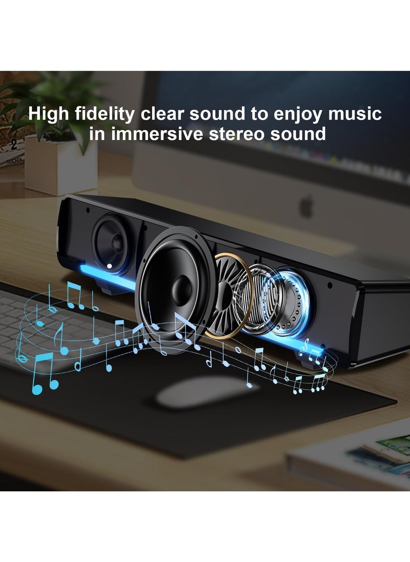 SADA - Notebook Multimedia Desktop Home Subwoofer Computer Audio Small Speaker - Image 1