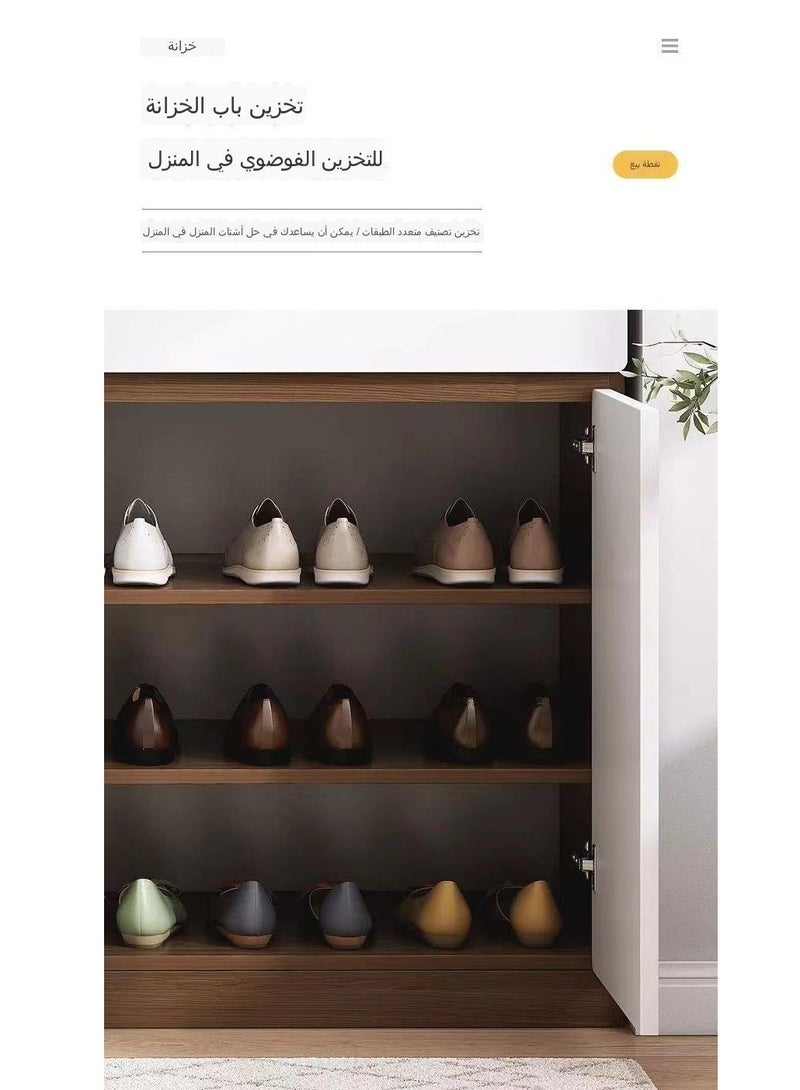 fashionhome Premium Modern Multi-level Shoe Cabinet Multi Purpose Entryway Shoes storage cabinet - Image 5