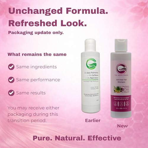Greenviv Saw Palmetto Anti-Hair Fall Shampoo for Hair Fall Control, DHT Blocker, Strengthens Roots & Reduces Hair Fall with Caffeine & Red Onion | Sulphate & Paraben-Free | 200 ml - Image 2