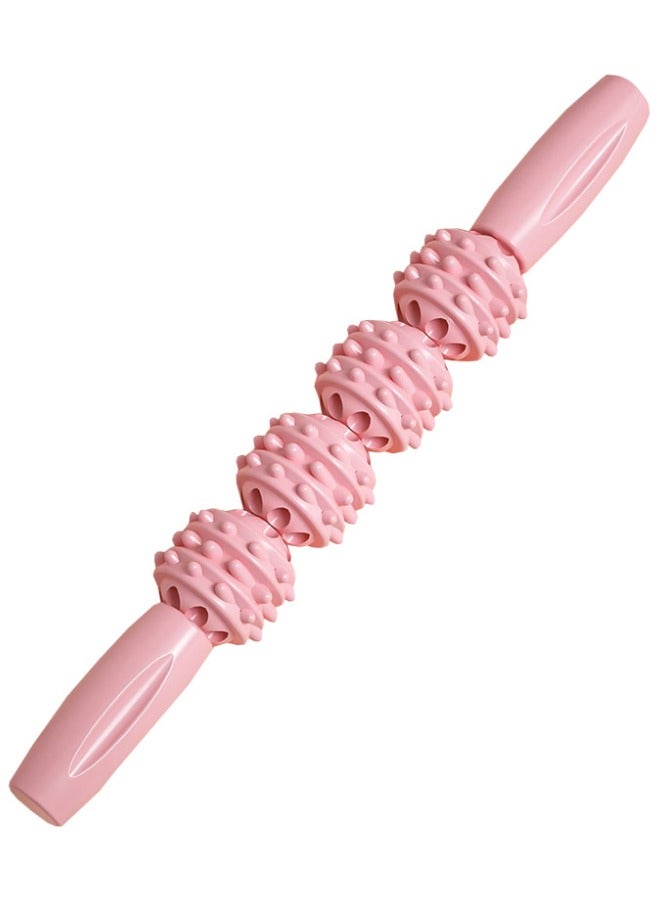 Textured Muscle Roller Massage Sticks – Fitness Fascia and Deep Tissue Therapy Tools – Muscle Relaxer for Leg Shaping and Body Sculpting (MultiColor)