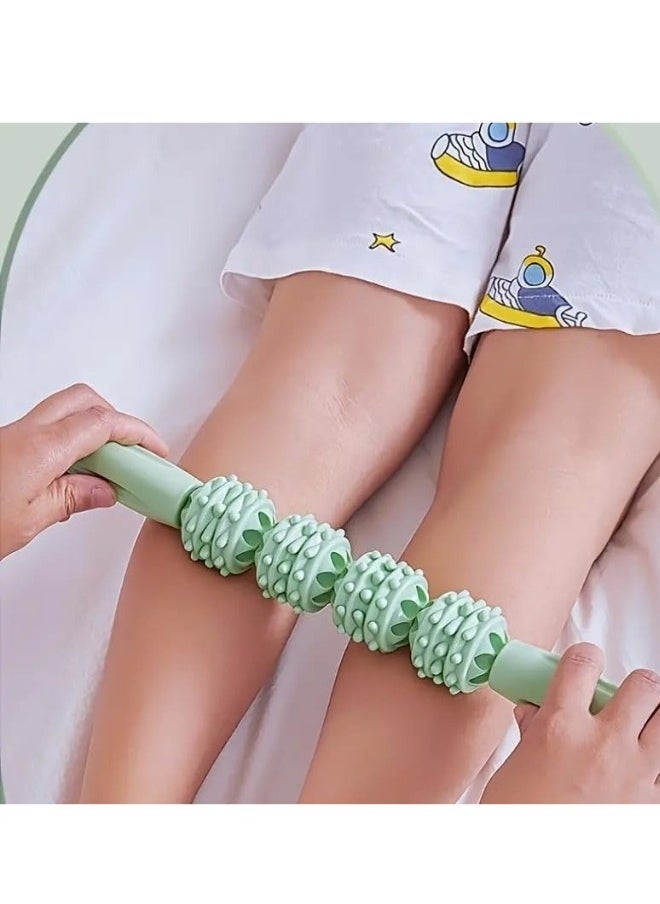 FALMER - Massage Stick Muscle Therapy Neck Leg Back Body Deep Tissue Massage Tool (Random Colour) - Image 1
