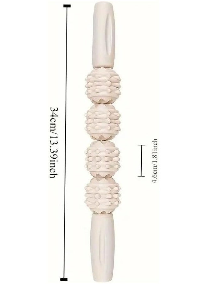 FALMER - Massage Stick Muscle Therapy Neck Leg Back Body Deep Tissue Massage Tool (Random Colour) - Image 1
