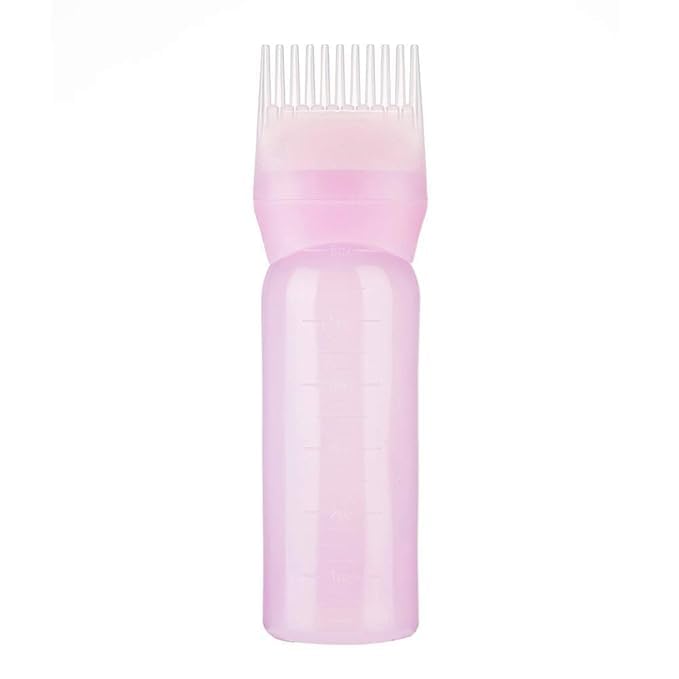 Redvant Plastic Hair Oil/Hair Dye Applicator Brush Bottles Styling Tool Hair Coloring 180 ML(Multicolour) - Image 2
