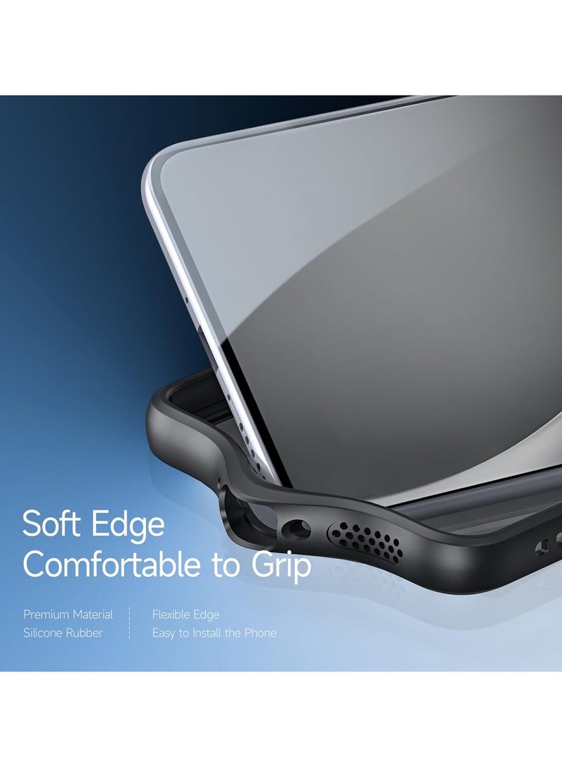 general Protective Case Compatible with Vivo V60 5G Sleek lines with a matte-finish transparent back cover Fingerprint-resistant and drop-proof PC+TPU shock-absorbing protective case - Image 5