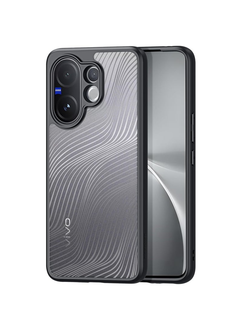 general Protective Case Compatible with Vivo V60 5G Sleek lines with a matte-finish transparent back cover Fingerprint-resistant and drop-proof PC+TPU shock-absorbing protective case - Image 1
