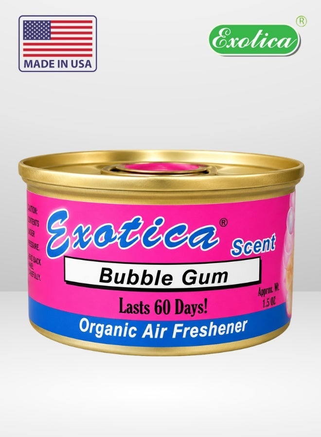 معطر سيارة Exotica Bubble Gum عضوي