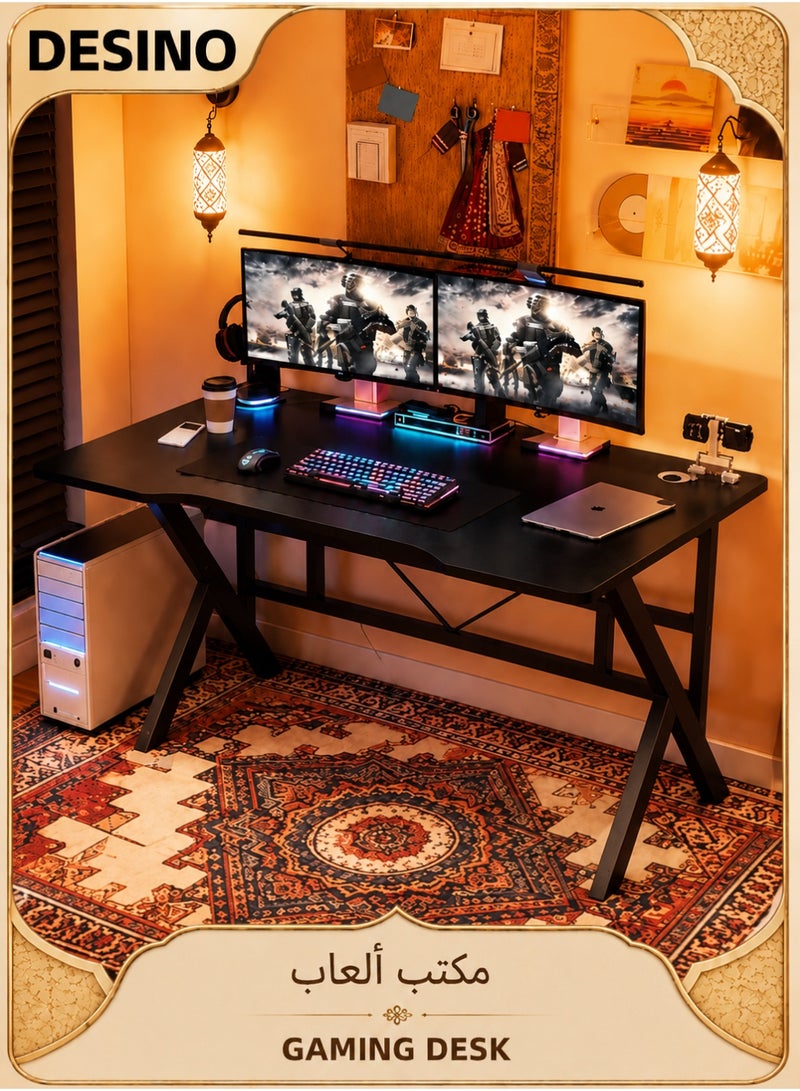 DESINO Large Gaming Desk 100cm, Thicken Gaming Table, Simple Game Table for Home Bedroom, Student Writing Study Tables - Image 1