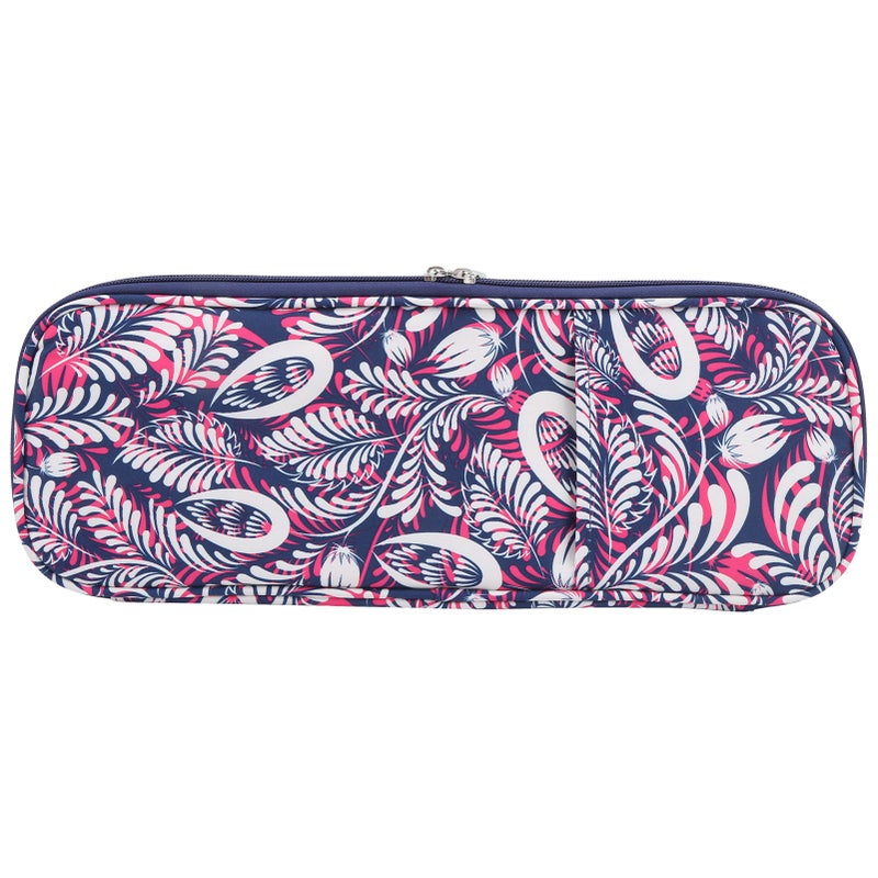 Crochet Bag Oxford Cloth Long Stick Needle Sewing Tool Storage Knitting Accessories CasePurple - Image 1