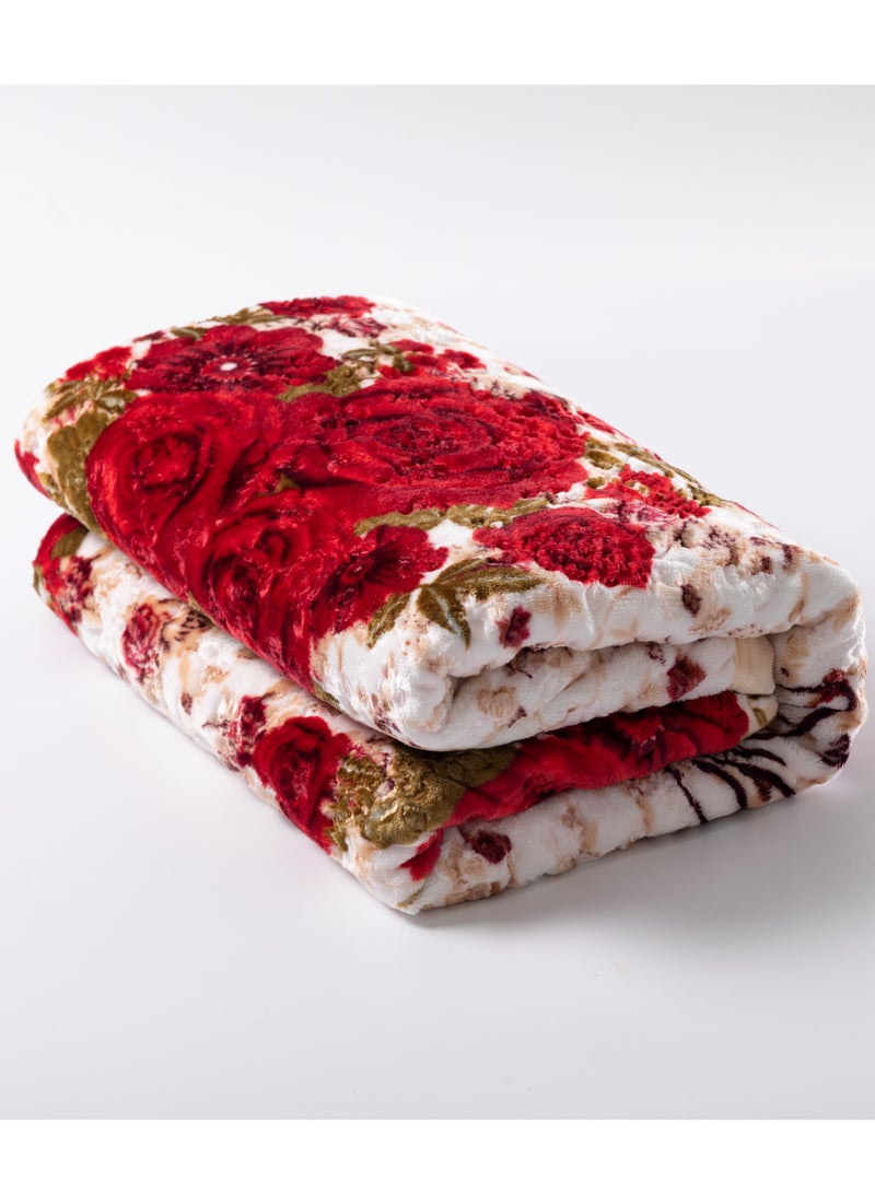 Stargold Single Ply Premium Cloudy Blanket Made by 100% Polyester SPUN YARN Obtained from Virgin Polyester Which is Suitable for winter and Rainy Season 155X210CM 5.5LB  - Image 2
