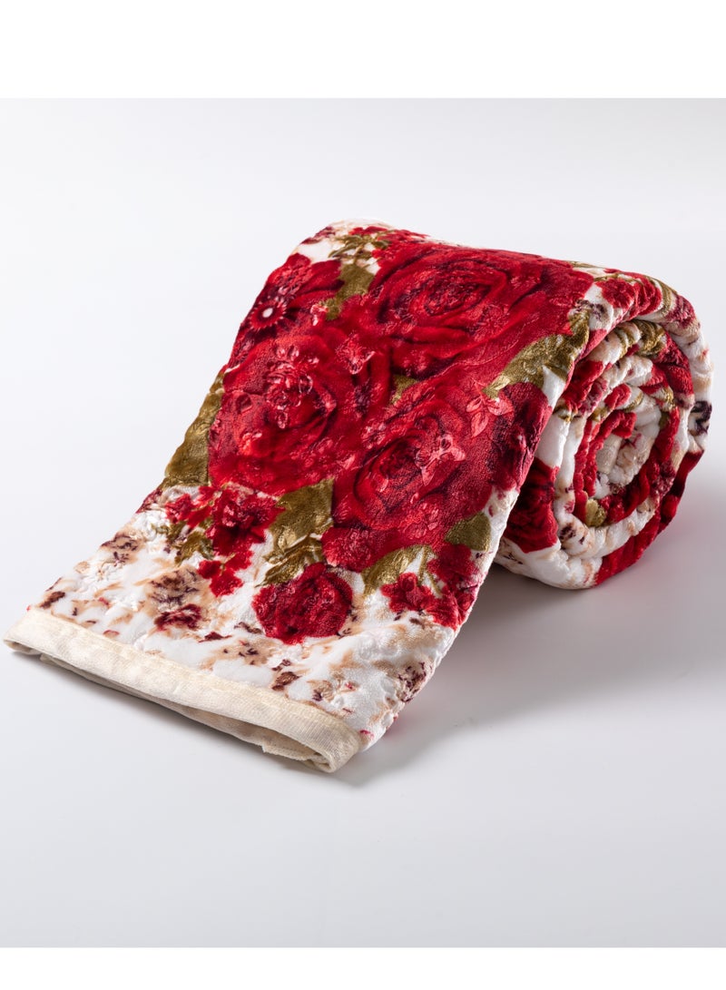 Stargold Single Ply Premium Cloudy Blanket Made by 100% Polyester SPUN YARN Obtained from Virgin Polyester Which is Suitable for winter and Rainy Season 155X210CM 5.5LB  - Image 3