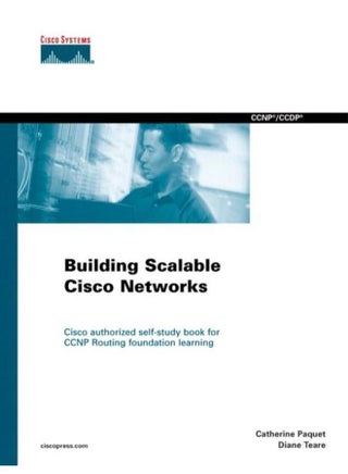 Building Scalable Cisco Networks: Prepare for CCNP and CCDP Certification with the Official Cisco BSCN Coursbook - pzsku/ZA84CA63072C78F1D1357Z/45/_/1705919308/1c8d11d3-d2a1-4942-8658-5362d6e2ed63