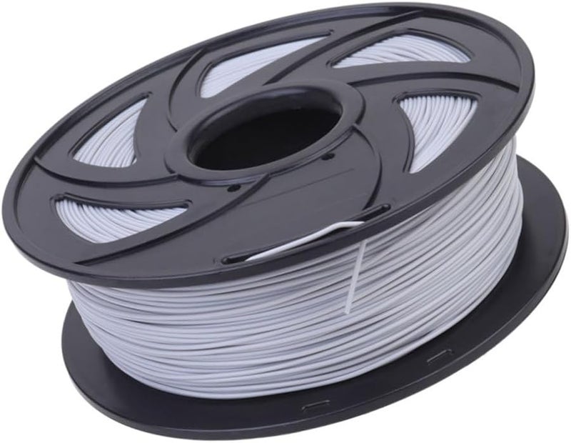 خيوط طابعة ثلاثية الأبعاد من الحرير الرمادي المحترف PLA 1 كيلو جرام بكرة سهلة الاستخدام لنماذج مذهلة - Image 2