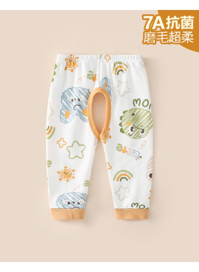 Doxiluka baby Open-crotch Pants - Cotton Casual Bottoms For Spring/autumn, Thermal Underwear Or Outerwear - Image 1