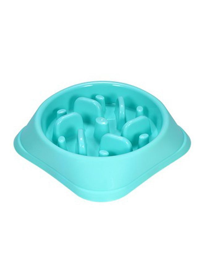 NIBEMINENT Anti-Choke Slow Bowl Feeder Blue 6.5inch - Image 1