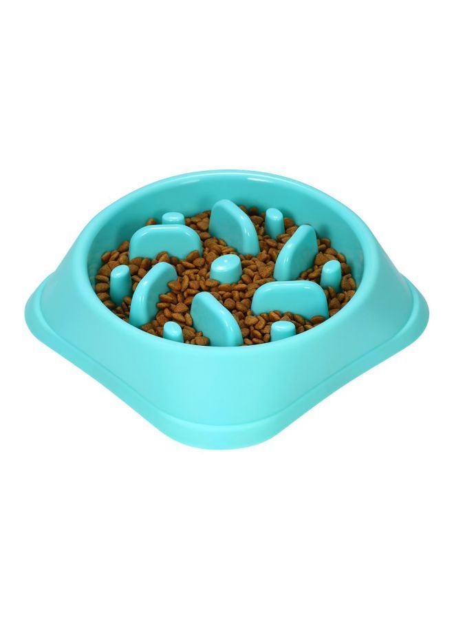 NIBEMINENT Anti-Choke Slow Bowl Feeder Blue 6.5inch - Image 3