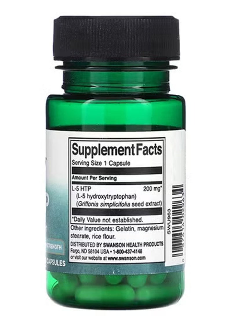 سوانسون فايف إتش تي بي مكمل غذائي، 200 ملجم ، 60 كبسولة - Image 2