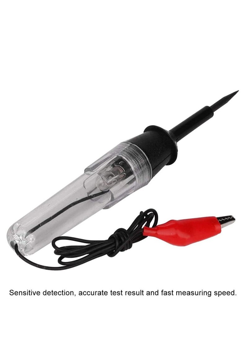 Professional Voltage Tester for 6V 12V 24V DC, Continuity & Current Tester with Long Probe for Cars, Trucks, Low Voltage Systems, Live Wires & Fuses, Ideal for Quick Circuit Diagnostics - Image 4