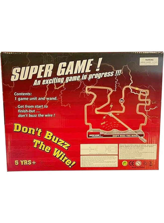 إي سي في في لعبة الطنانة السلكية، لعبة المتاهة الكلاسيكية للصدمات الطنانة للأطفال، لعبة المتاهة الكهربائية للصدمات، لعبة الأسلاك العلمية، لعبة تصادم الأسلاك الكهربائية، تمارين التركيز للأطفال والمراهقين والبالغين - Image 1