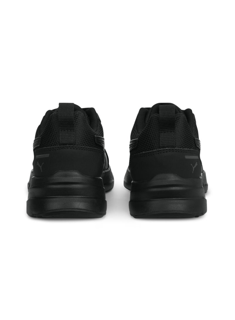 PUMA PWR Runner Youth Unisex Black Shoes - Image 4