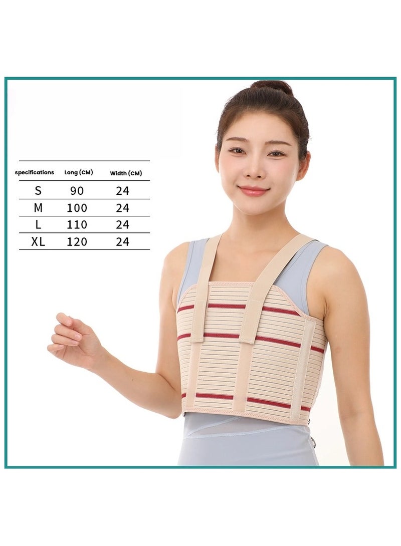 general Rib fixation with breathable fish ribbon with chest fixation strap with chest rib strap with cardiothoracic compression belt - Image 3