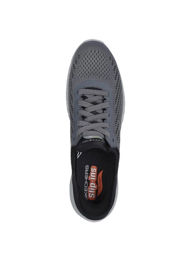 SKECHERS USA Men's Men's Arch Fit Orvan-Drex Sneaker, Grey/Black, 11 - Image 2
