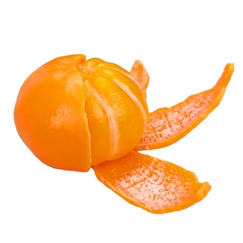 funnysquee Tangerine Squishies Stress Relief Soft Scented Simulation Orange Fruit Squeeze Toys Cute Birthday Gift Novelty Toy for Kid Adult - Image 1