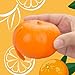 funnysquee Tangerine Squishies Stress Relief Soft Scented Simulation Orange Fruit Squeeze Toys Cute Birthday Gift Novelty Toy for Kid Adult - Image 4