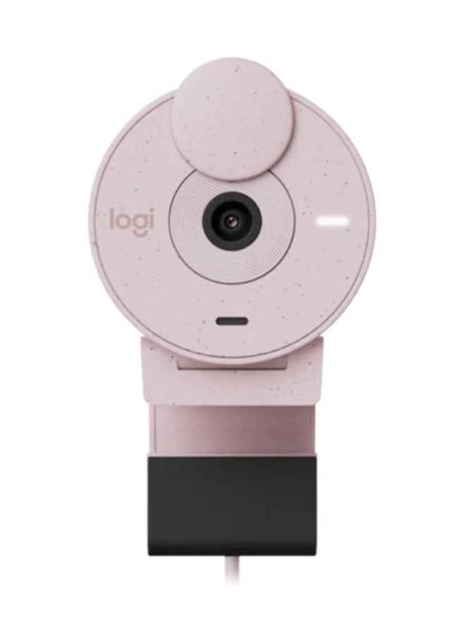 Logitech Brio 300 Full HD Webcam USB-C Rose - Image 3