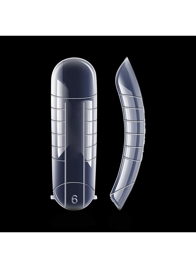 ليفلاي 120 قطعة/علبة قالب أظافر مزدوج الأشكال مقاس 12 مع مقياس هدية - Image 2