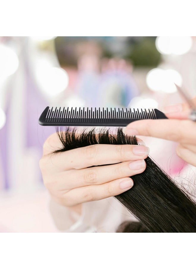 Tenalleys 2 Pack Rat Tail Comb Black Teasing Comb For Sectioning Parting Styling Hair (Stainless Steel Pintail)  - Image 2