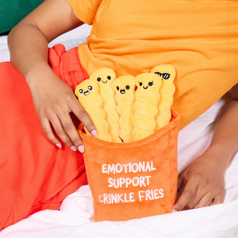 WHAT DO YOU MEME? Emotional Support Crinkle Fries â€” Plush Fries by Emotional Support Pals - Image 2