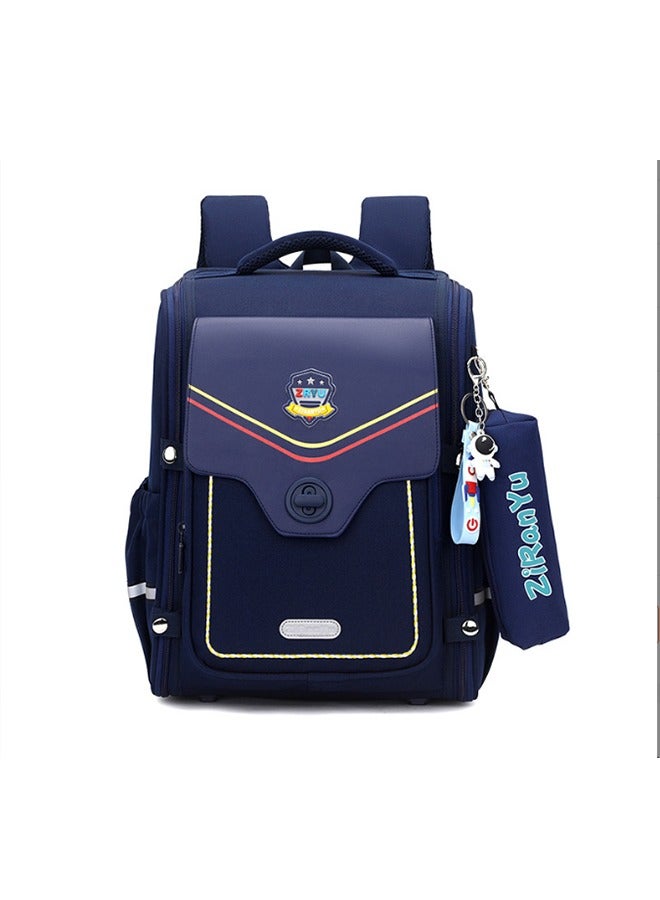 Boys Trolley School Bags Large Capacity Kids' Bookbag Students Rolling Backpack Travel Wheeled Kids' Luggage Bag for Elementary Girls Schoolbag - Image 1