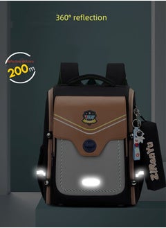 Generic Boys Trolley School Bags Large Capacity Kids' Bookbag Students Rolling Backpack Travel Wheeled Kids' Luggage Bag for Elementary Girls Schoolbag  - Image 4