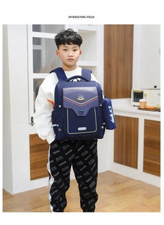 Generic Boys Trolley School Bags Large Capacity Kids' Bookbag Students Rolling Backpack Travel Wheeled Kids' Luggage Bag for Elementary Girls Schoolbag  - Image 2