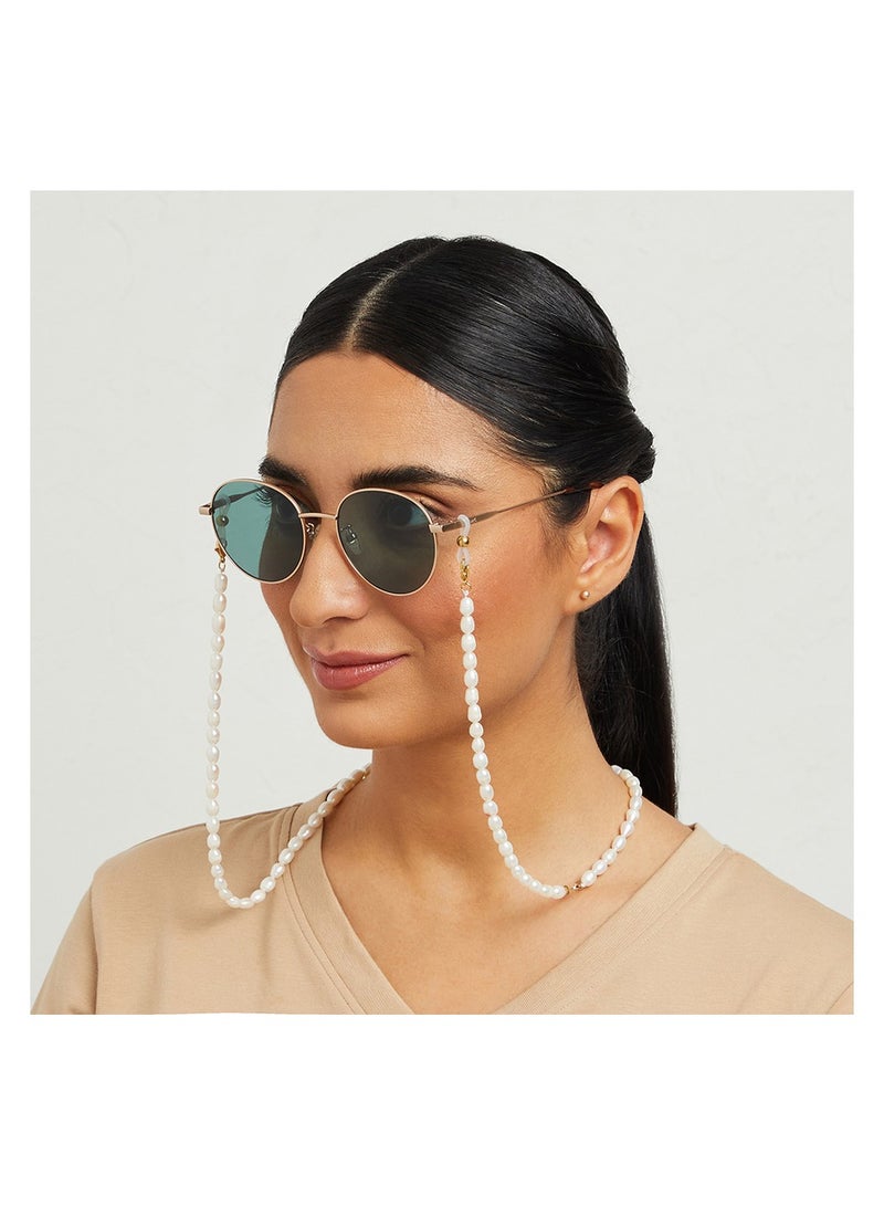 30 سندايز ٣٠أيام الأحد بوش - سلسلة مطلية بالذهب عيار ١٤ وكرات اللؤلؤ - Image 4